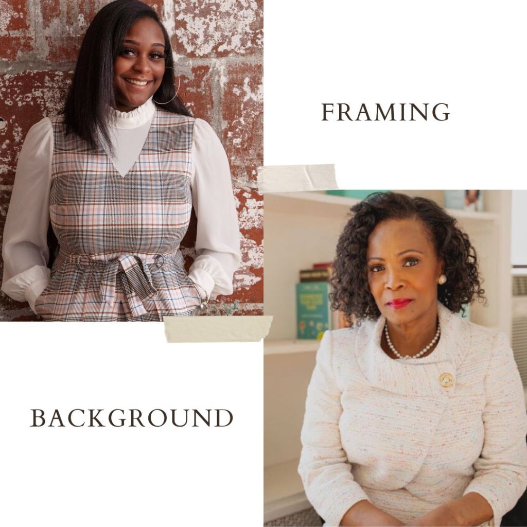 Three quarter framing for a headshot is more useful than a photo of just your head.