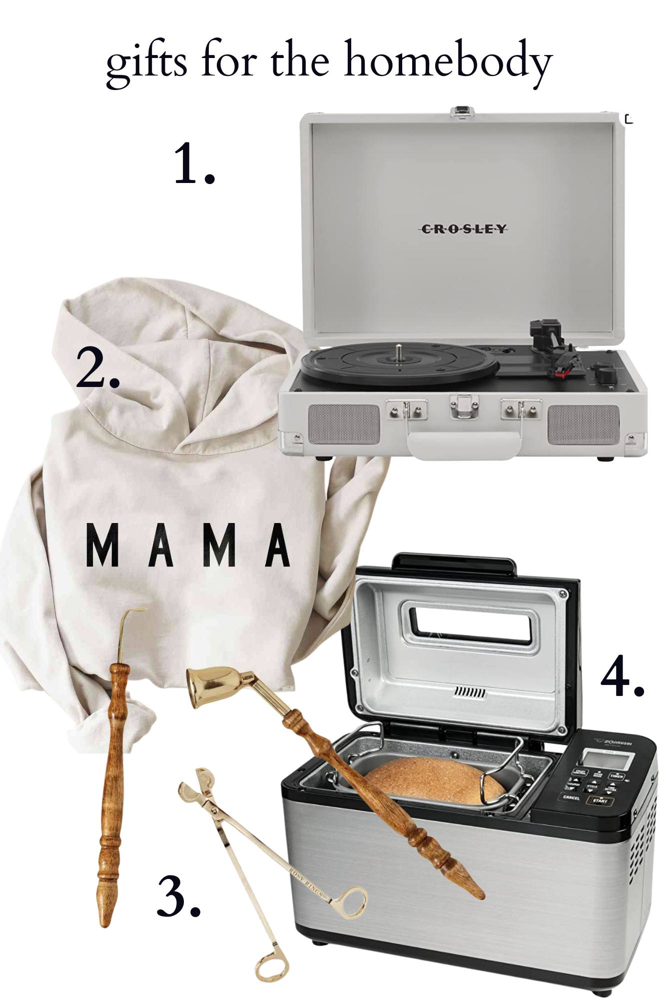 Mother's day gifts for the homebody. 