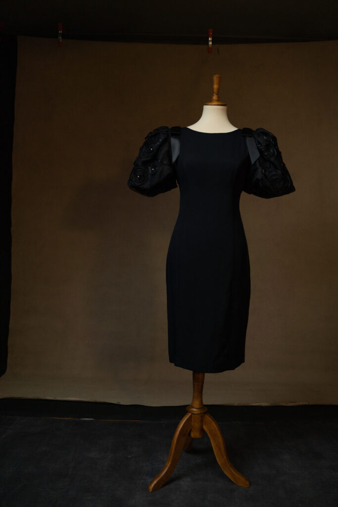 the little black dress -- one of several from our studio wardrobe